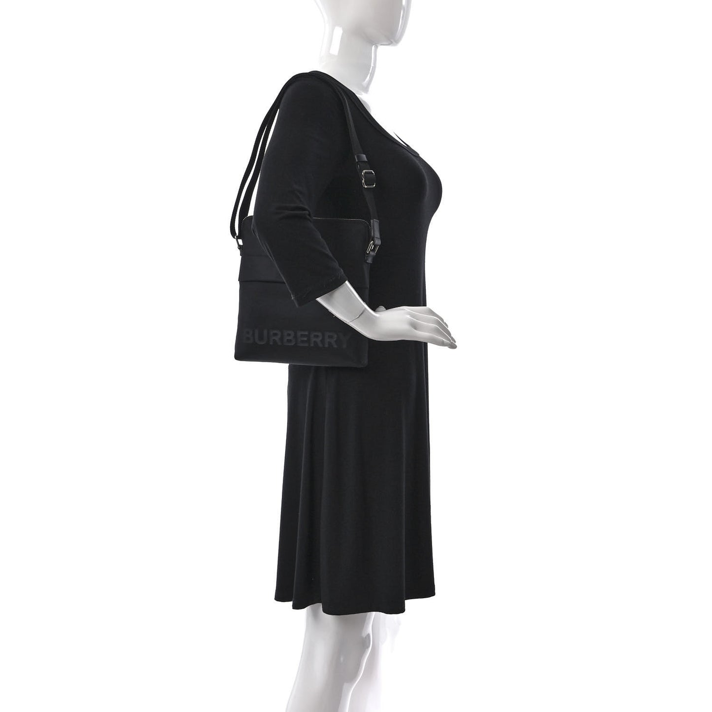 Nylon Neo Crossbody Bag Black