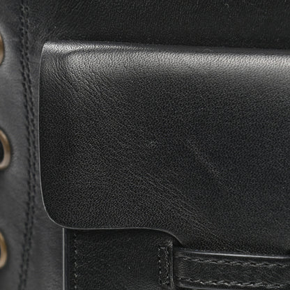 Hermes Calfskin Mens Defense Ankle Boots 43 Black 8 of 8