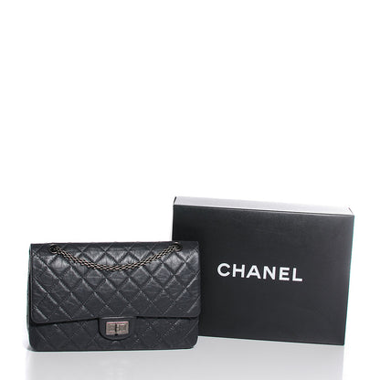 Chanel Aged Calfskin 2.55 Reissue 227 Flap Dark Grey 10 of 10