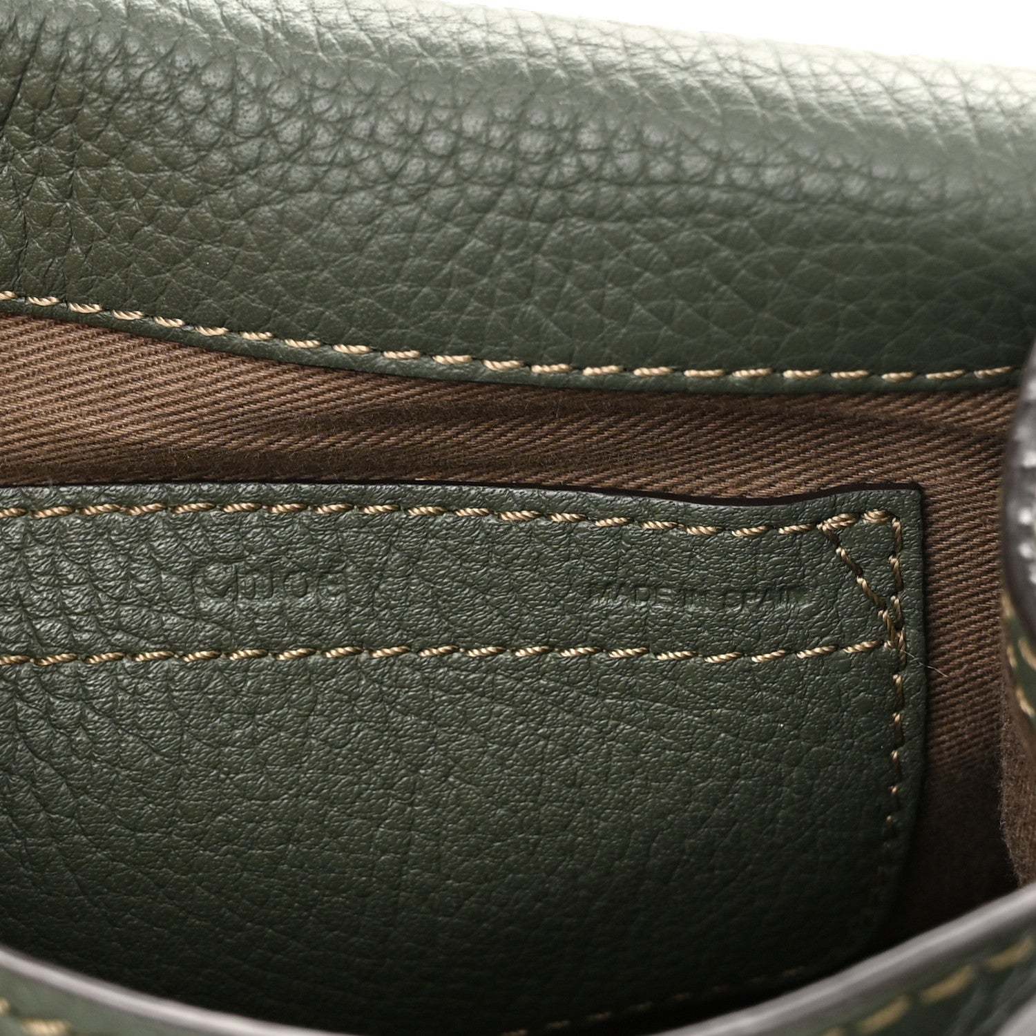 Chloe Calfskin Mini Marcie Round Crossbody Bag Dark Green 6 of 12