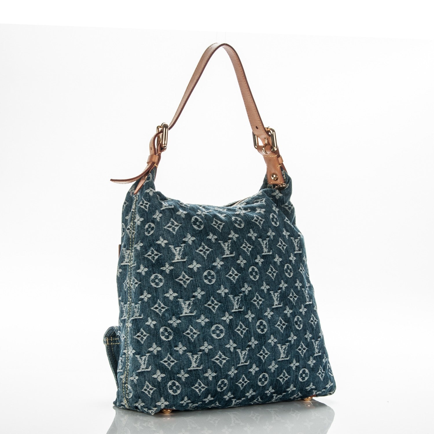 Louis Vuitton Denim Baggy GM Blue 3 of 7