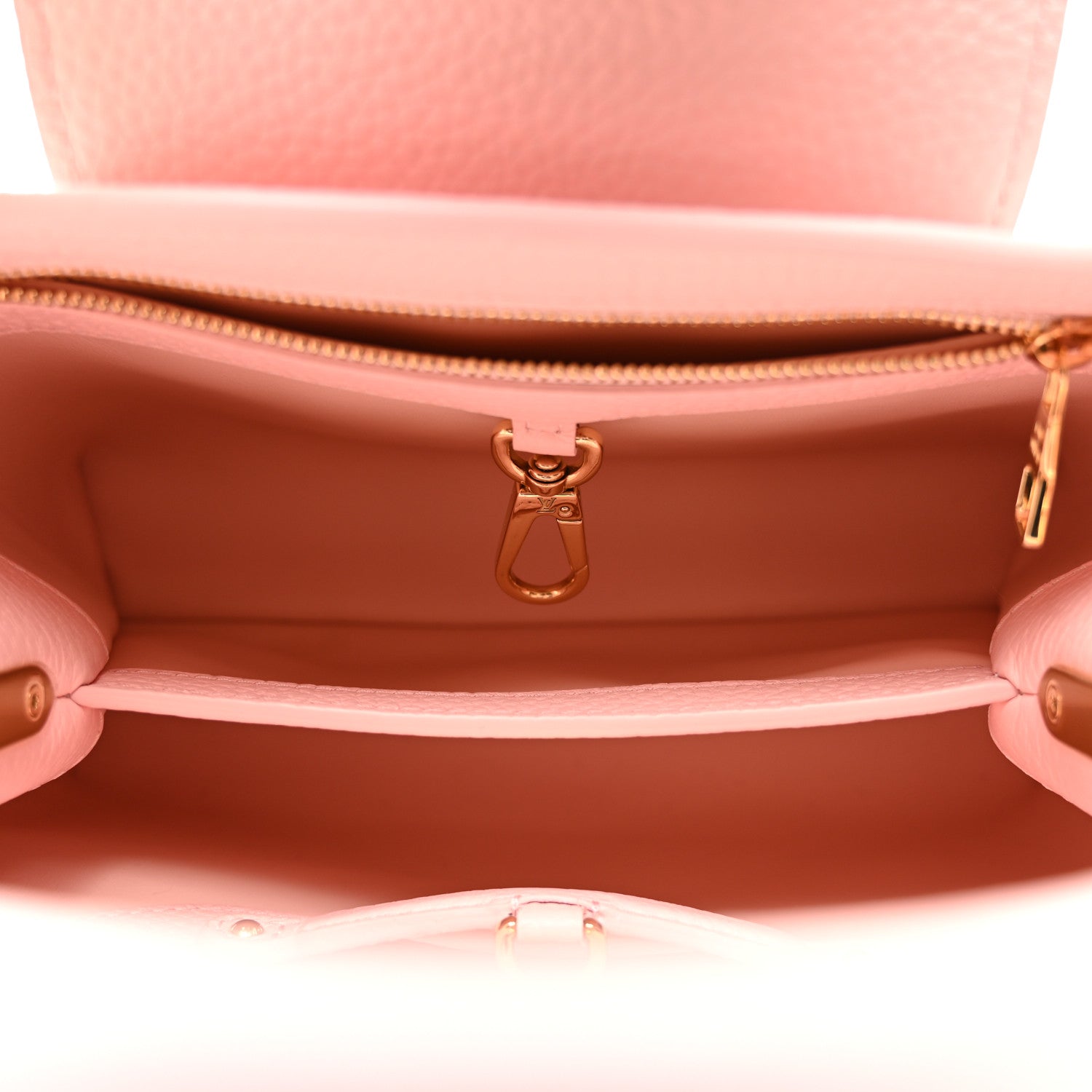 Louis Vuitton Taurillon Capucines BB Rose Jasmin 5 of 9
