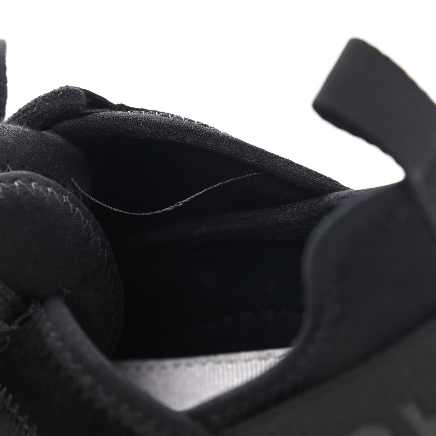 Velvet Calfskin Mixed Fibers CC Sneakers 38 Black