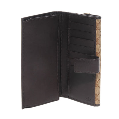 Gucci Monogram Margaux Calfskin Dice Continental Wallet Beige Ebony Dark Brown 5 of 7