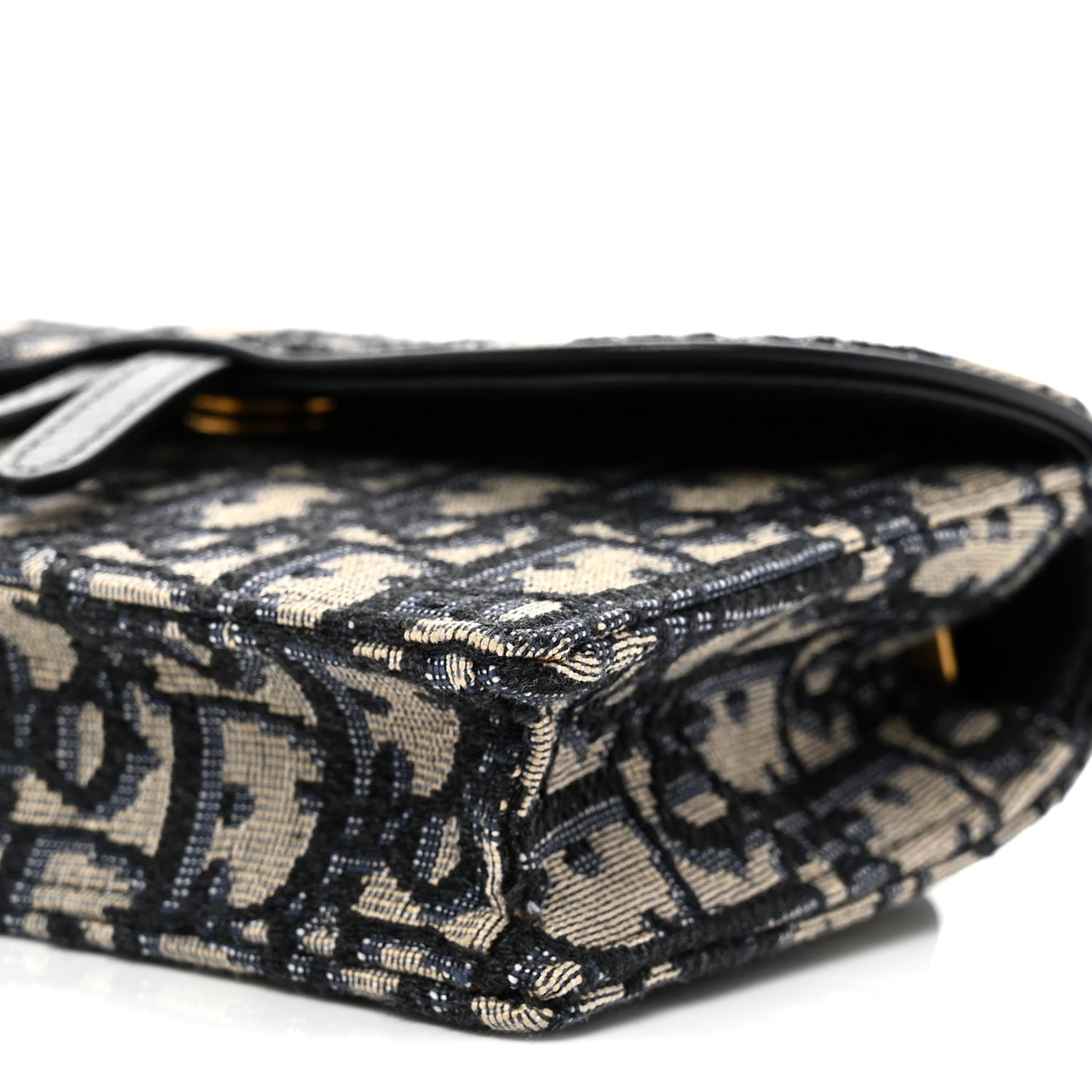 Oblique Saddle Belt Bag Blue
