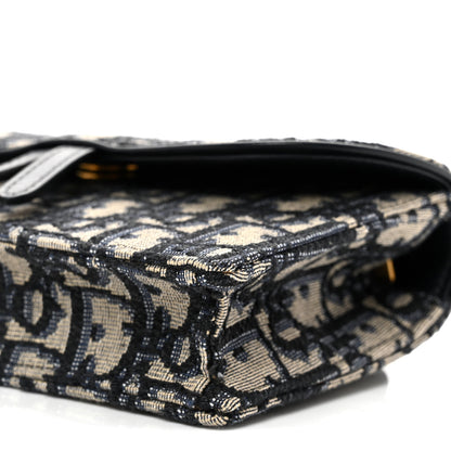 Christian Dior Oblique Saddle Belt Bag Blue 10 of 10