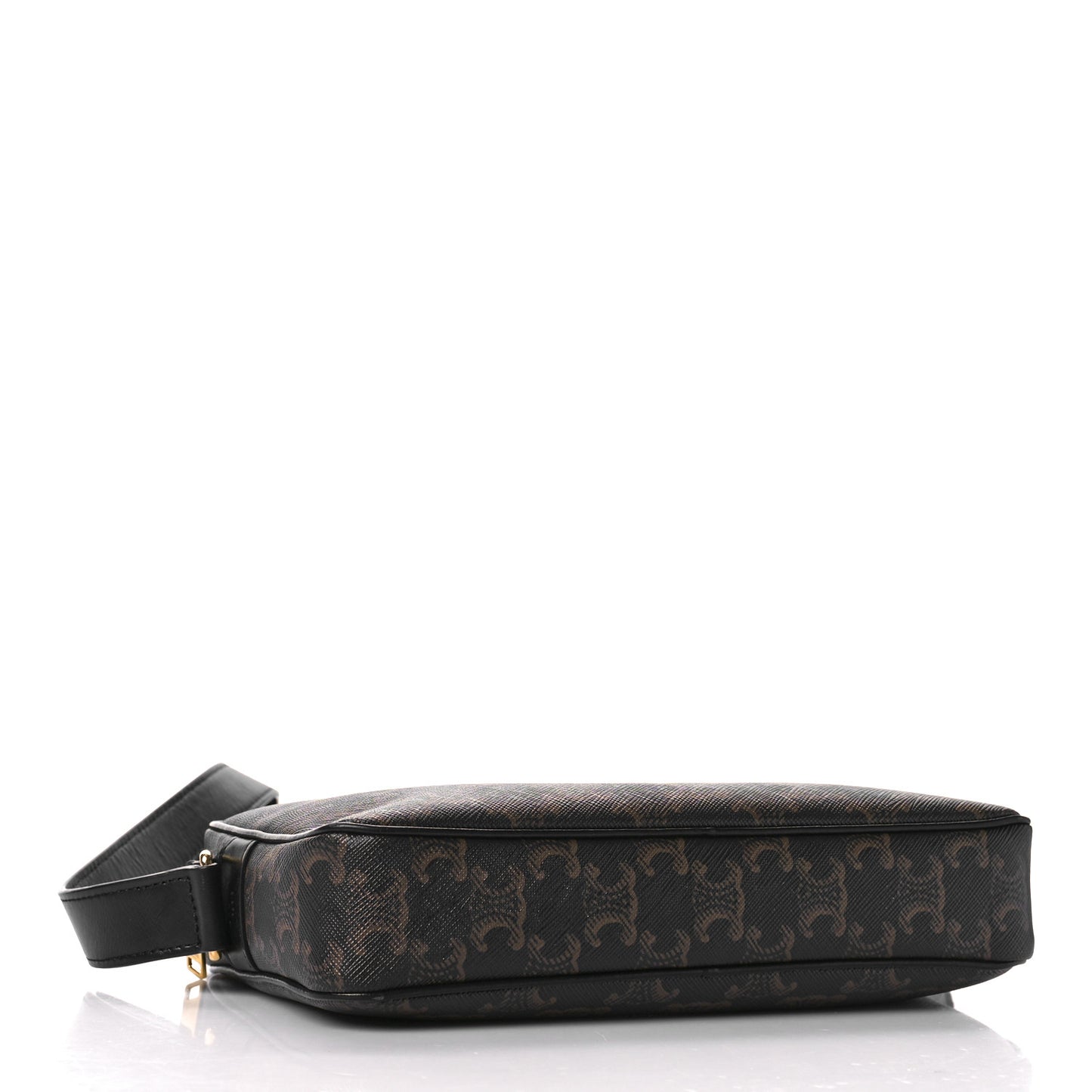 Triomphe Canvas Medium Messenger Bag Black