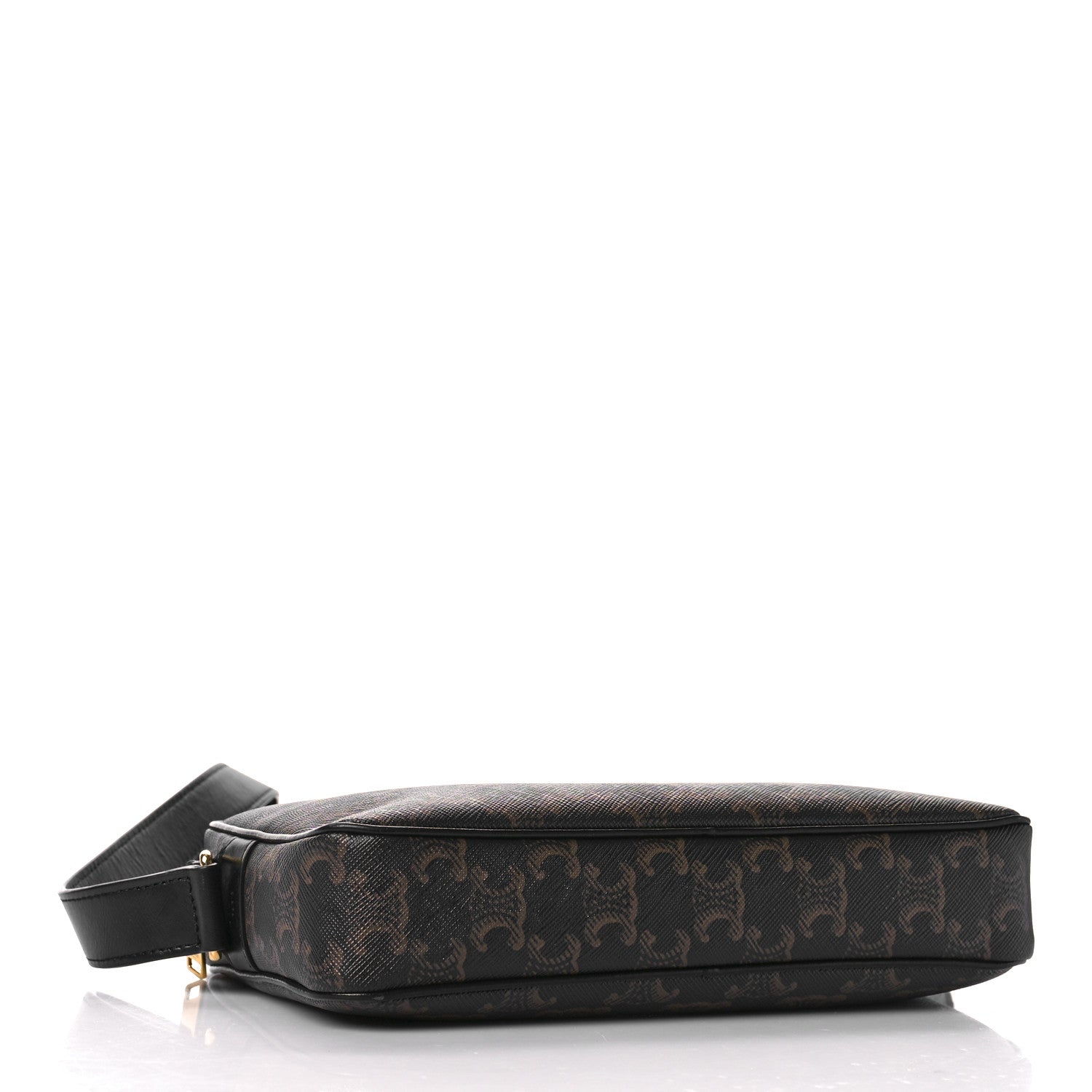 Celine Triomphe Canvas Medium Messenger Bag Black 4 of 8