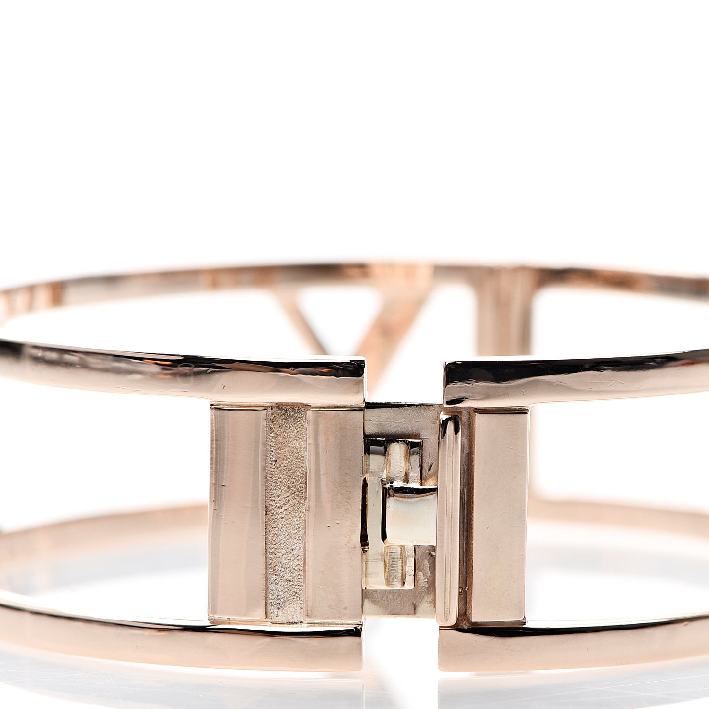 18K Rose Gold Wide Atlas Bangle