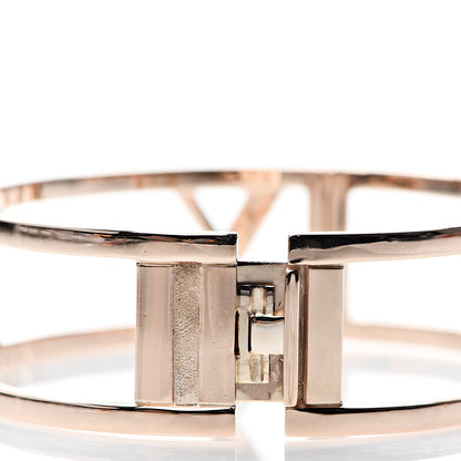 Tiffany 18K Rose Gold Wide Atlas Bangle 4 of 5