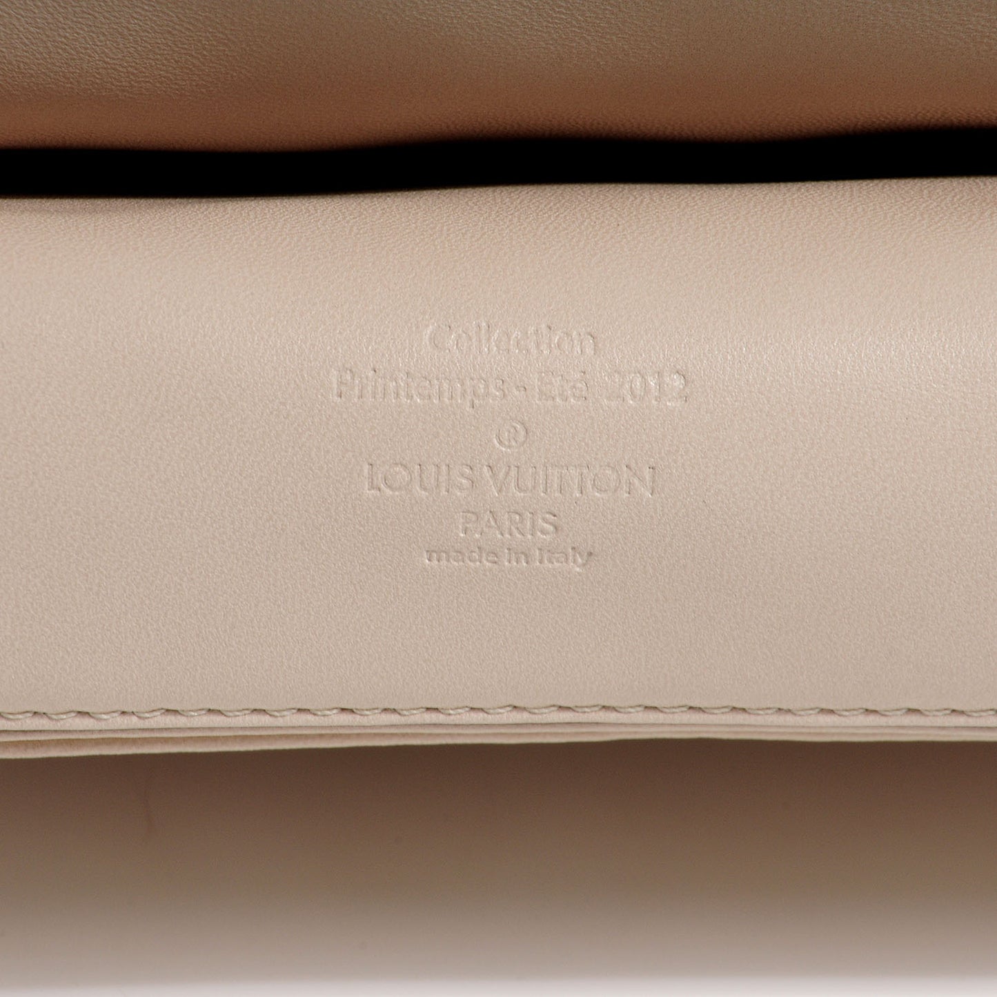 Lambskin Mama Broderie Pochette Ivory