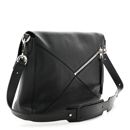 Loewe Calfskin Puzzle Messenger Bag Black 3 of 9