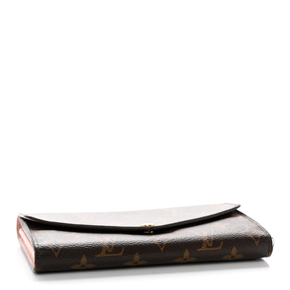 Louis Vuitton Monogram Sarah Wallet NM Rose Ballerine 4 of 16