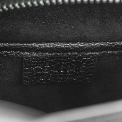 Celine Drummed Calfskin Nano Luggage Black 6 of 12
