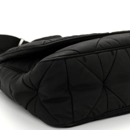 Prada Re-Nylon Quilted Padded Flap Shoulder Bag Black 9 of 11
