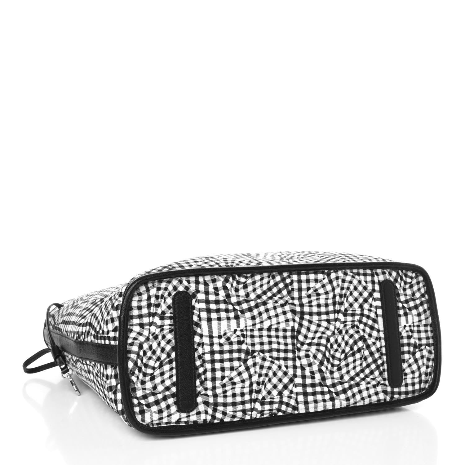 MCM Visetos Medium Reversible Shopper Tote Black 8 of 13