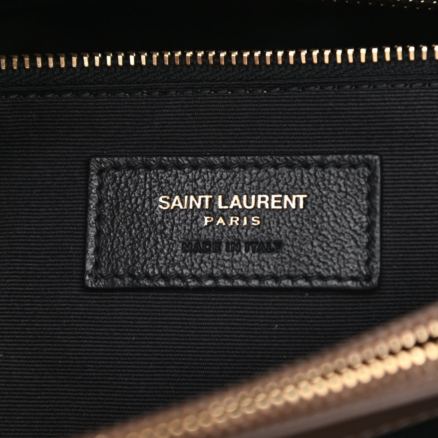 Saint Laurent Linen Y Quilted Monogram Medium Loulou Chain Satchel Natural Taupe 6 of 11