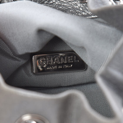 Chanel Metallic Lambskin Quilted Small In Seoul Backpack Silver 6 of 10