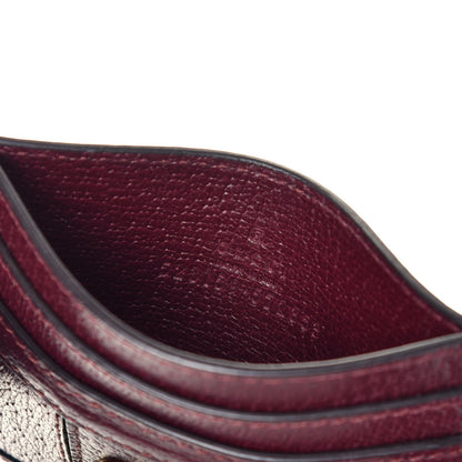 Gucci Calfskin Web GG Ophidia Card Holder Vintage Bordeaux 6 of 8