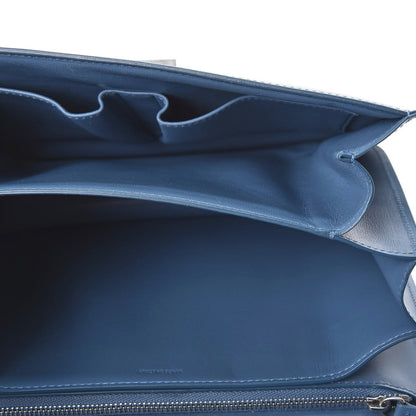 Celine Smooth Calfskin Medium Classic Box Flap Bag Slate 6 of 13