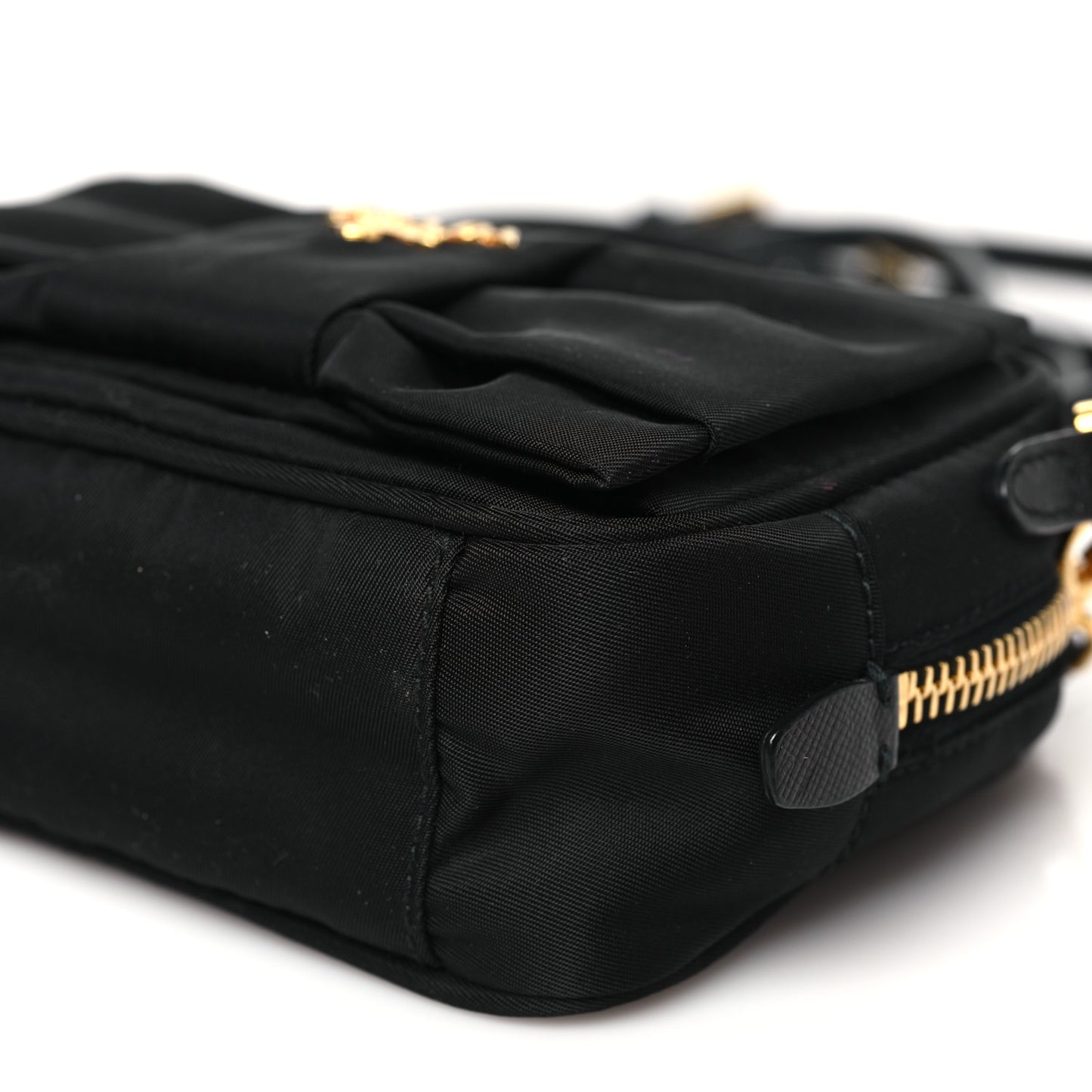 Tessuto Nylon Bow Camera Bag Black