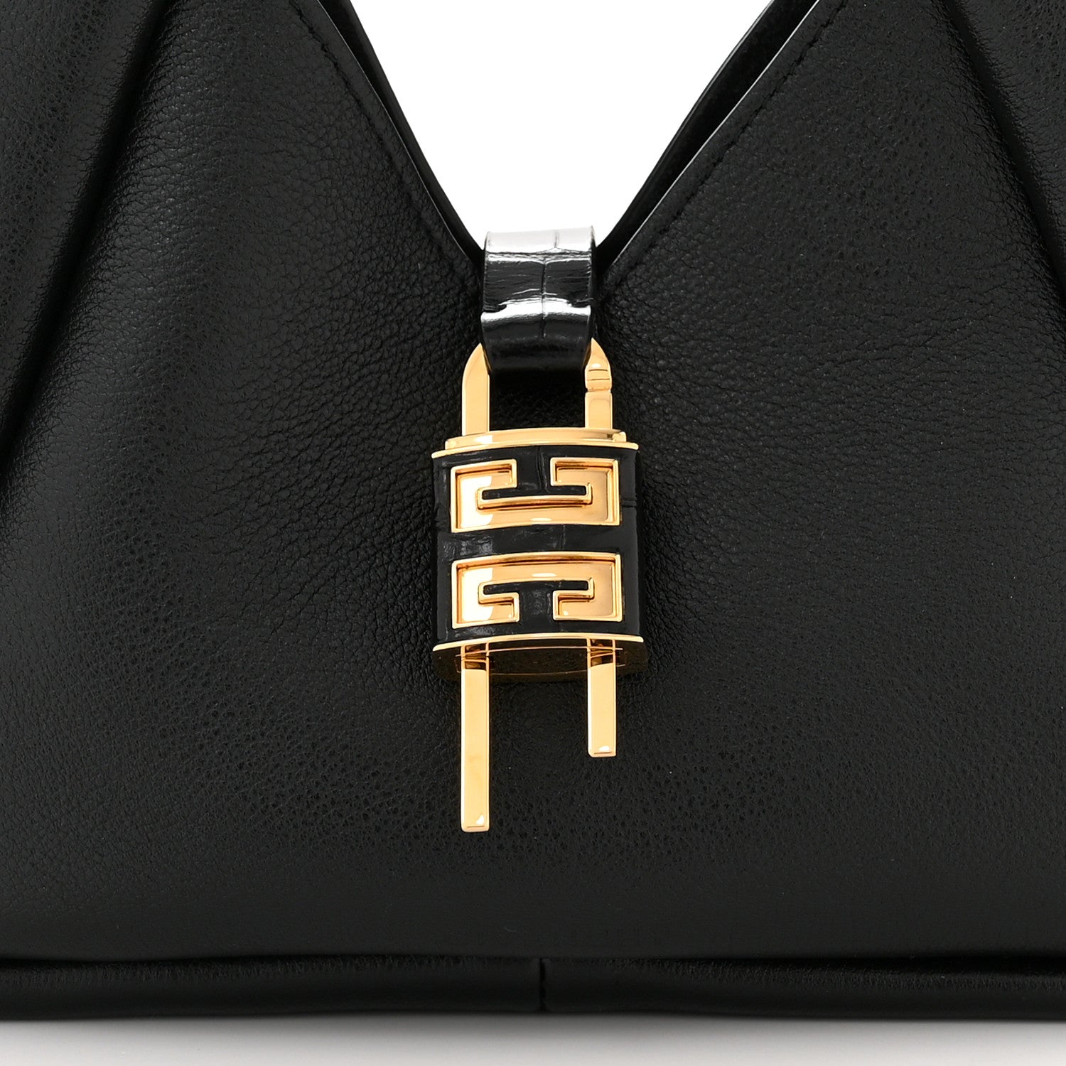 Givenchy Grained Calfskin Mini G-Lock Hobo Black 7 of 9