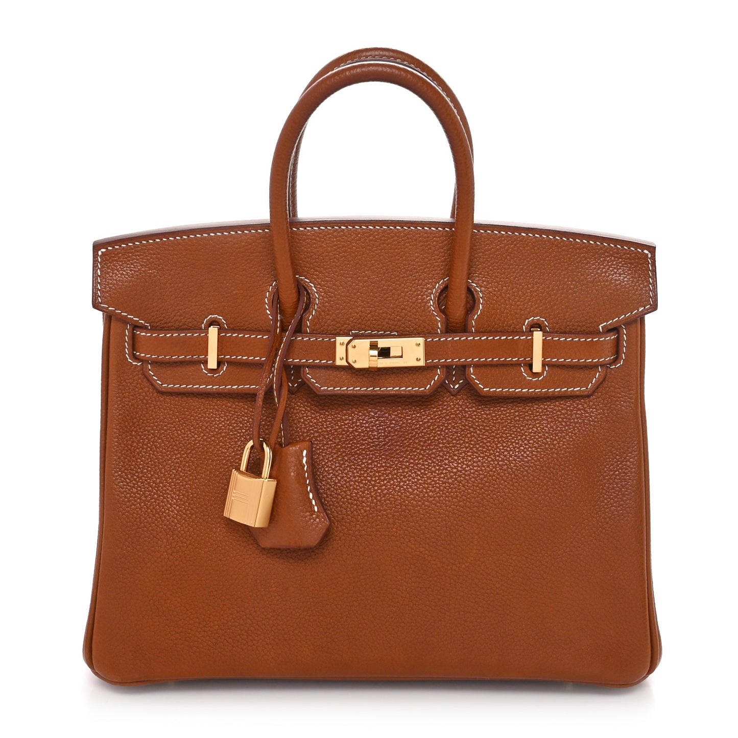 Natural Barenia Faubourg Birkin 25 Fauve