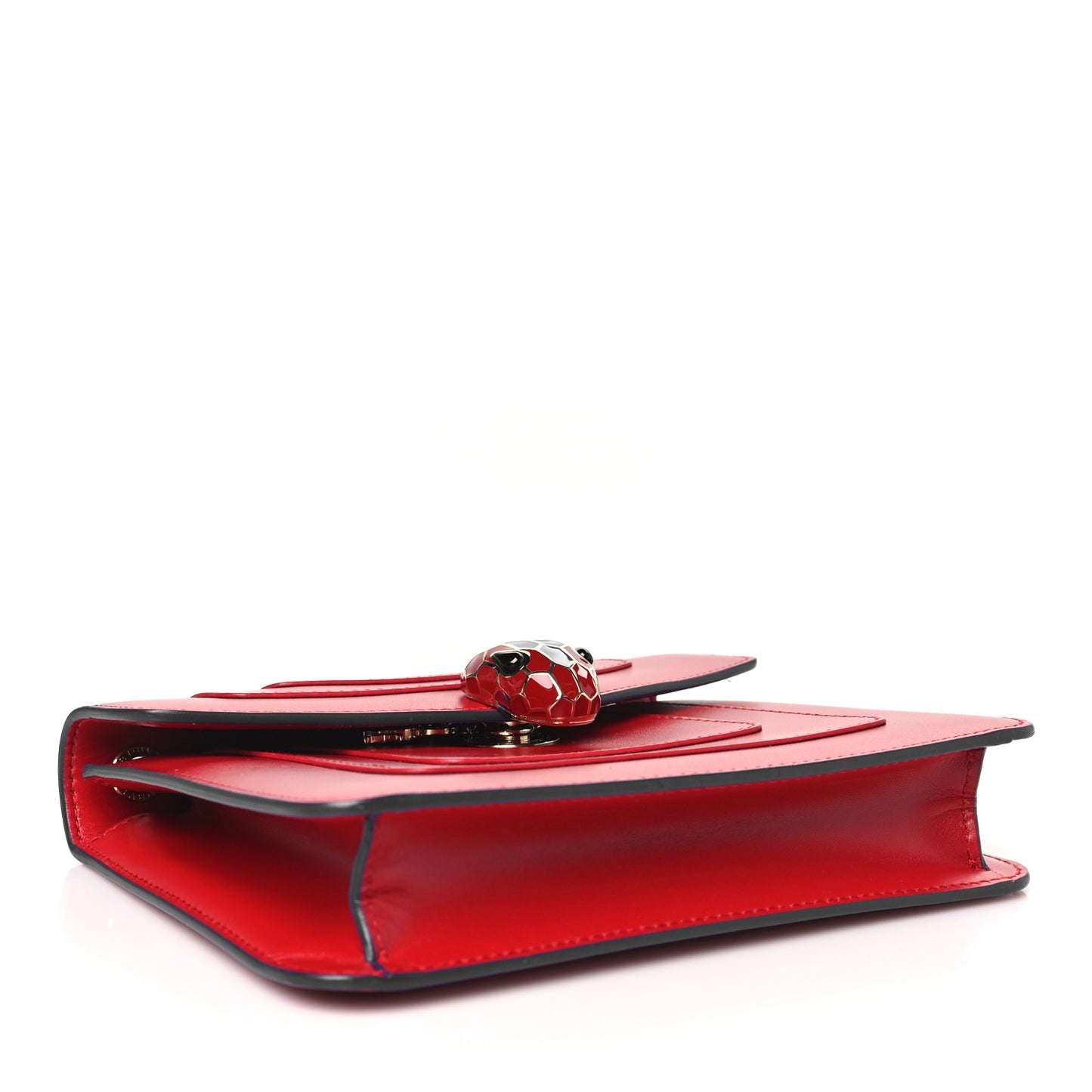 Calfskin Serpenti In Love Forever Crossbody Bag Red
