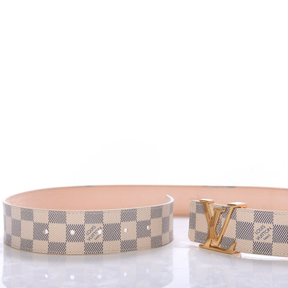 Louis Vuitton Damier Azur LV Initiales Belt 90 36 5 of 6