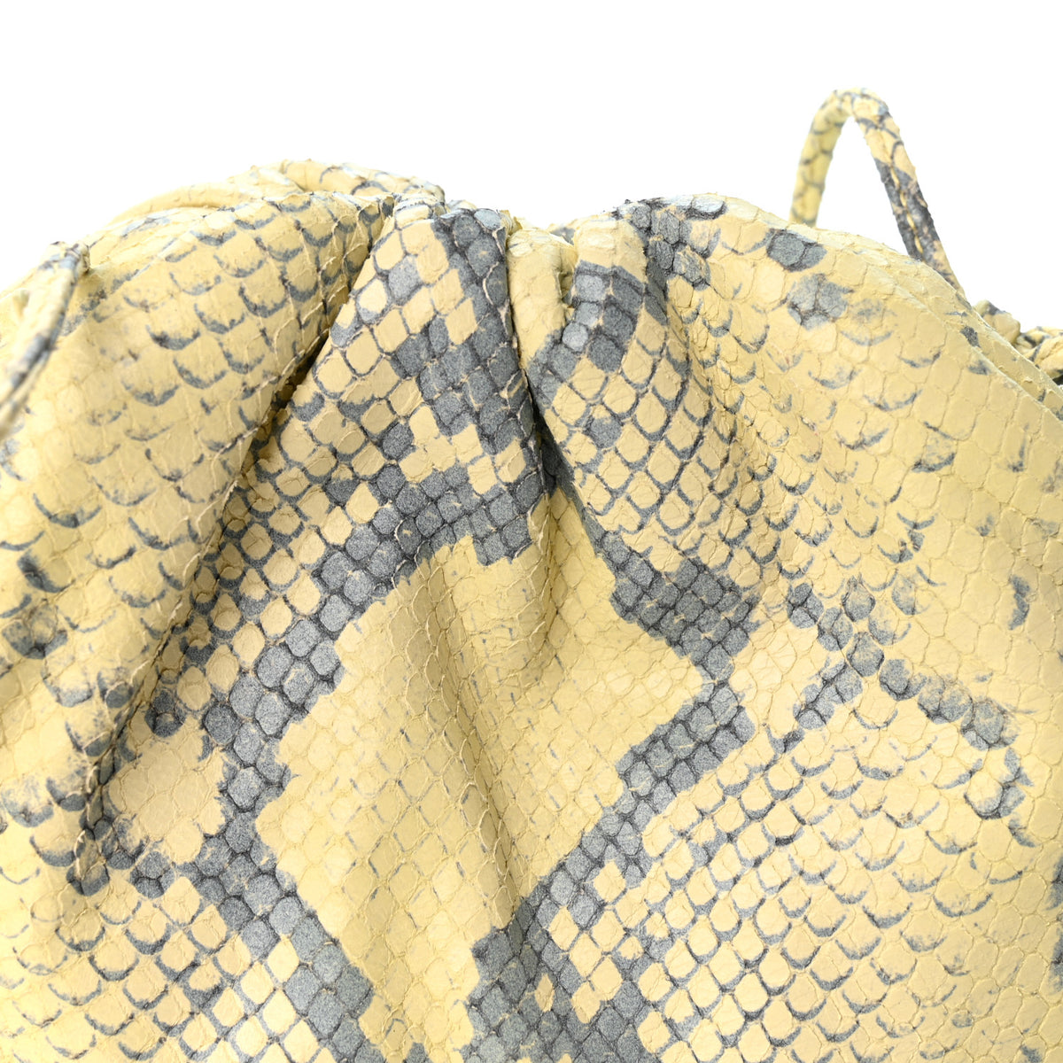 Snakeskin The Mini Pouch Cantaloupe