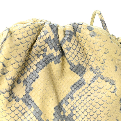 Bottega Veneta Snakeskin The Mini Pouch Cantaloupe 8 of 10