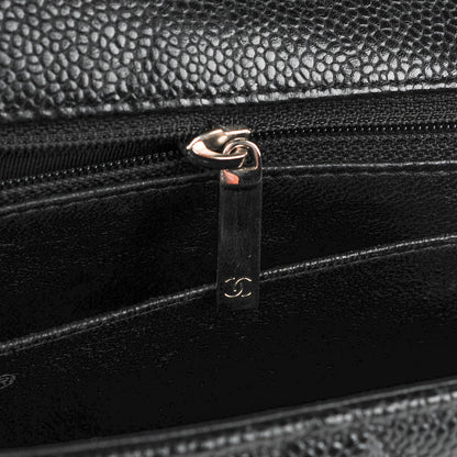 Chanel Caviar Quilted Jumbo Single Flap Black 8 of 8
