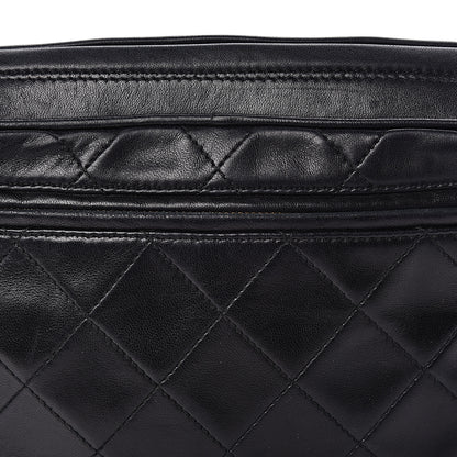 Chanel Lambskin Quilted Camera Case Black 15 of 17