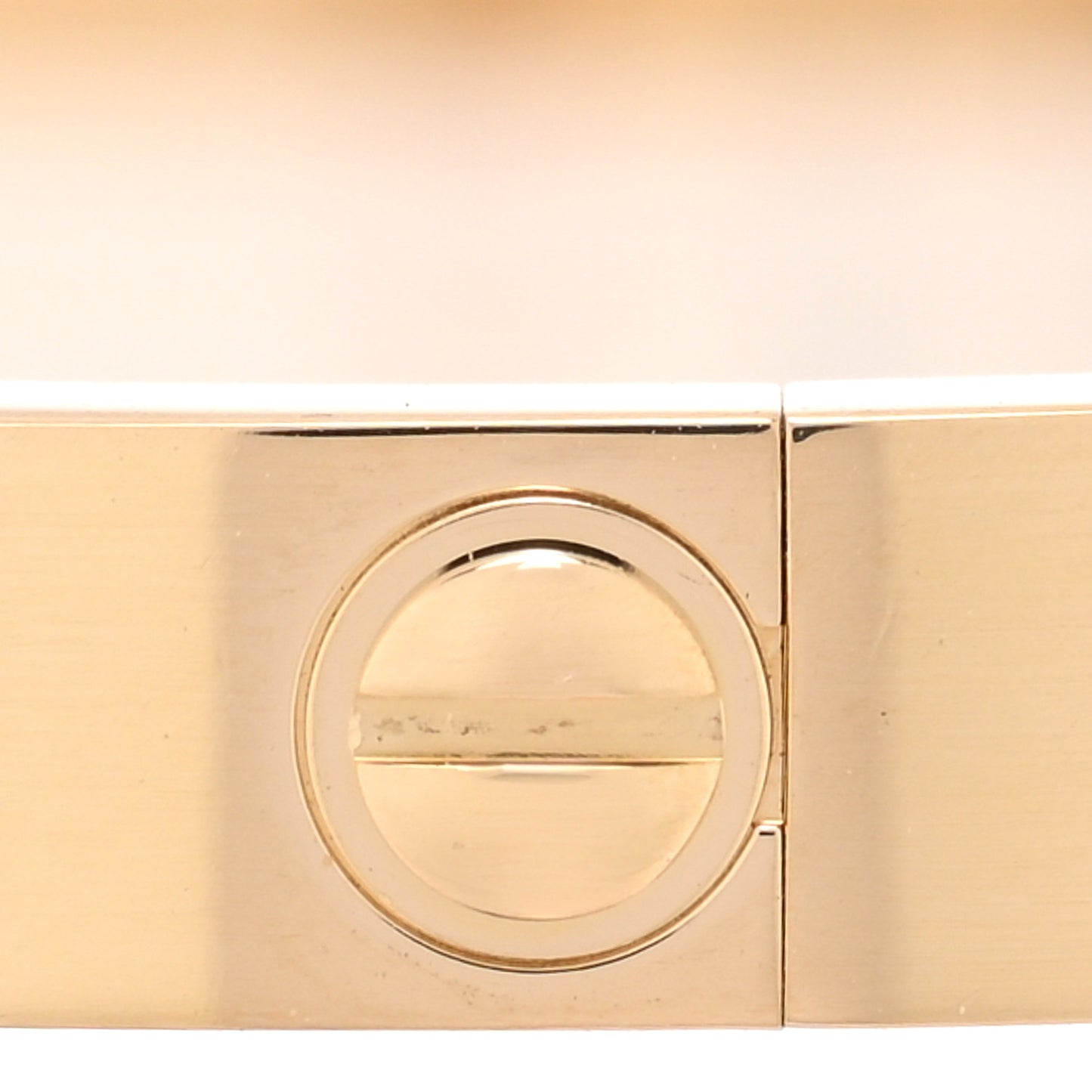 18K Yellow Gold Medium LOVE Bracelet 17