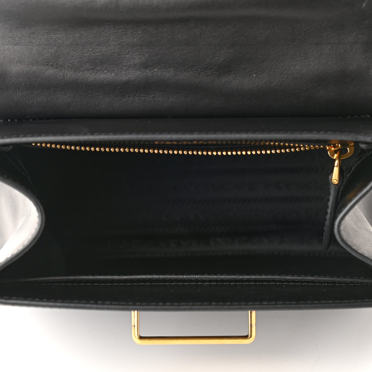 Prada City Calfskin Saffiano Cahier Top Handle Bag Black 5 of 9