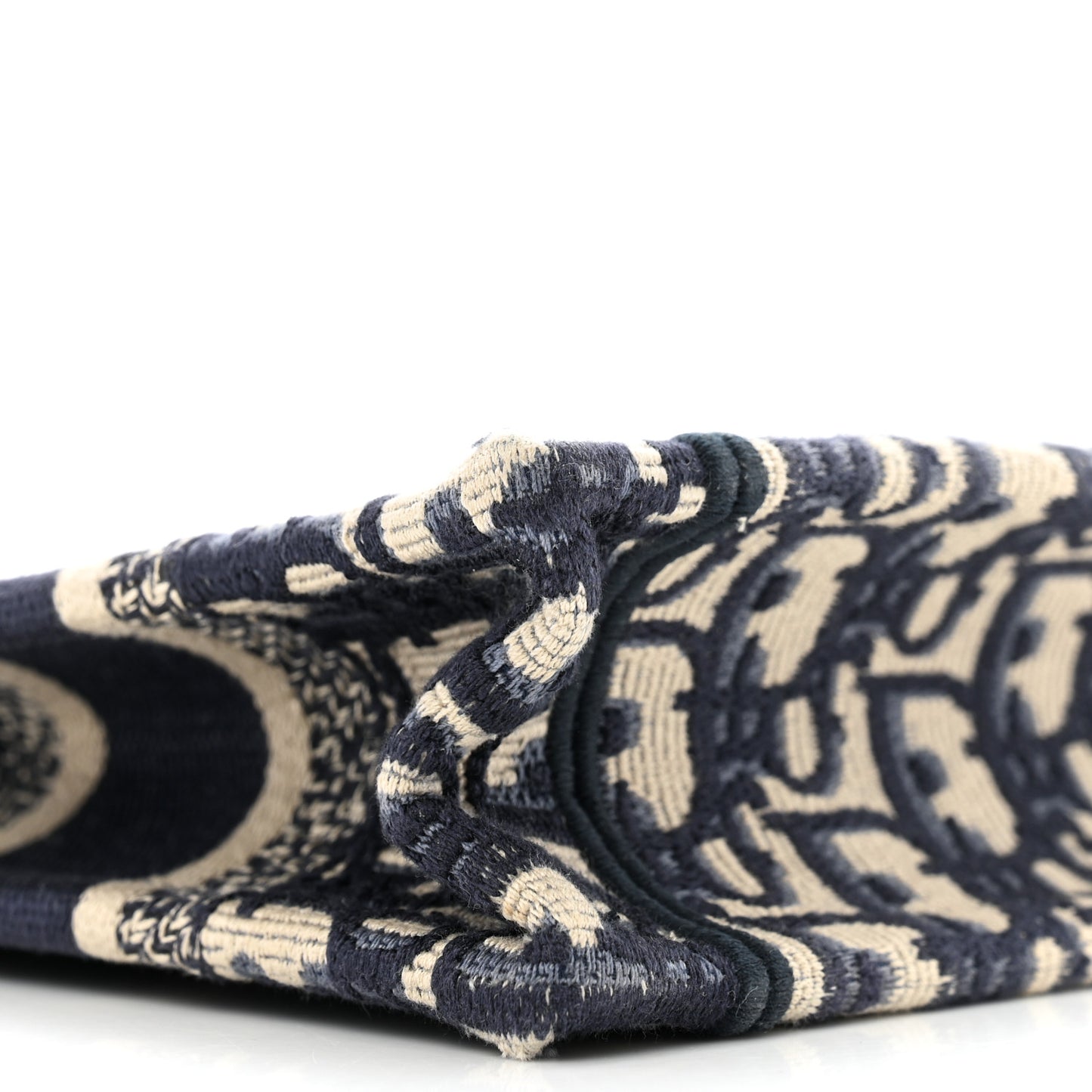 Oblique Mini Book Tote Blue Multicolor