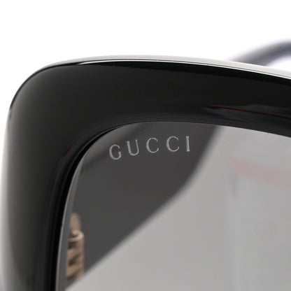 Gucci Acetate Square GG Web Sunglasses GG0713S Black 8 of 9