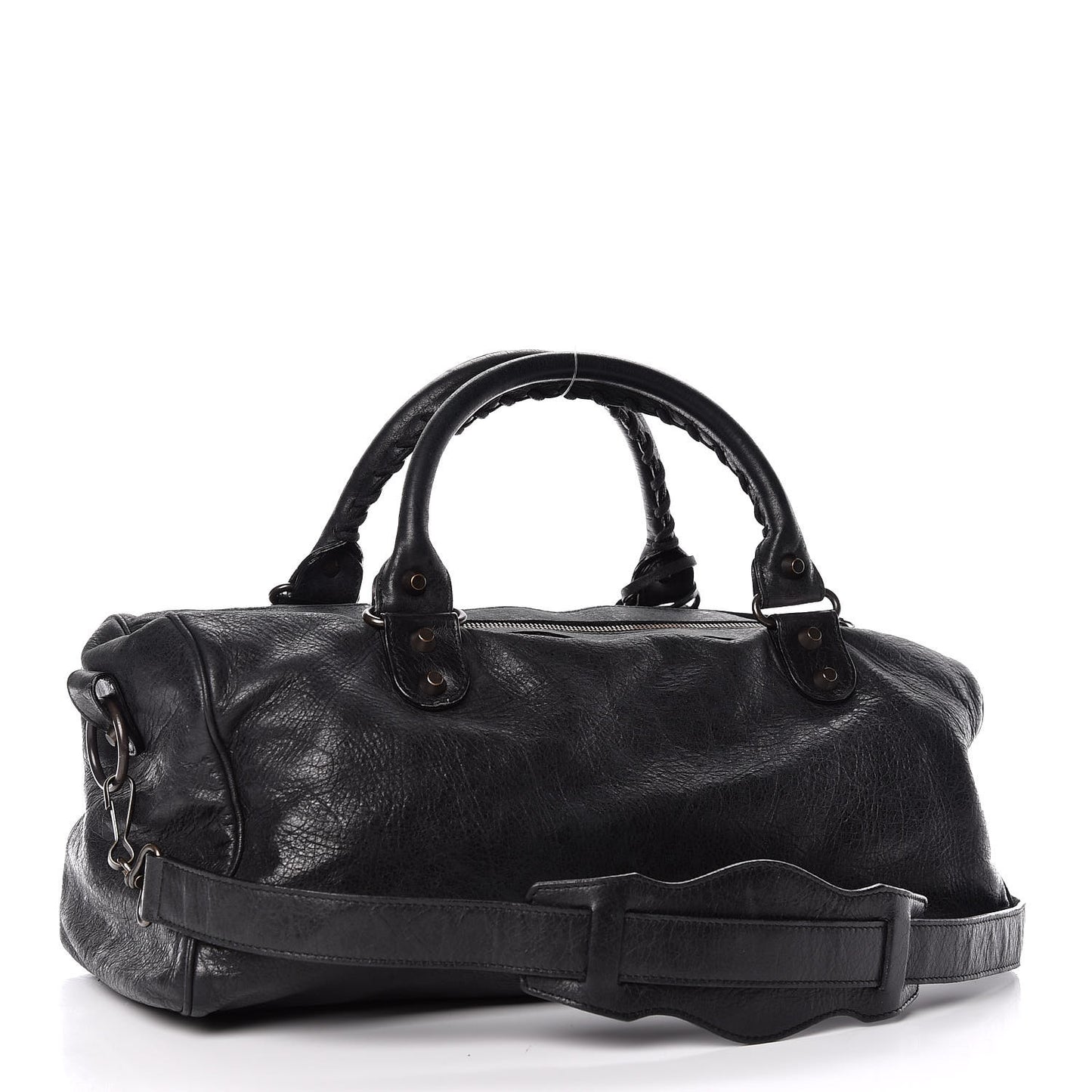 Agneau Classic Hardware Twiggy Black