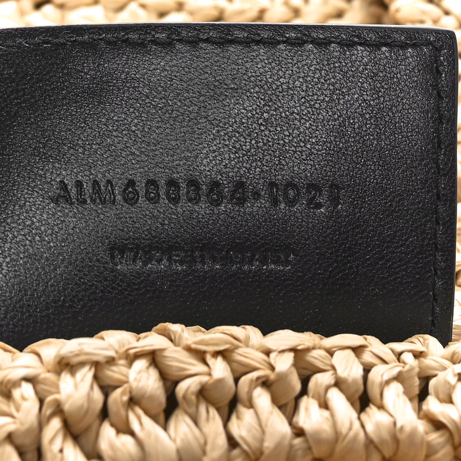 Saint Laurent Raffia Rive Gauche Tote Natural 7 of 10