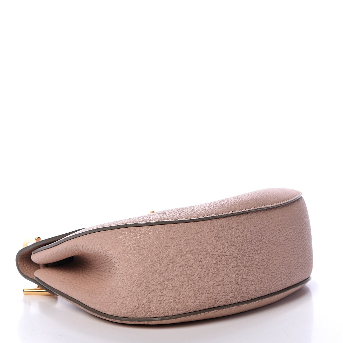 Grained Lambskin Drew Shoulder Bag Cement Pink