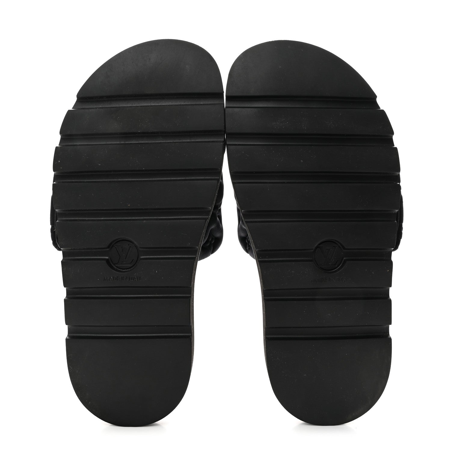 Louis Vuitton Technical Fabric Embossed Monogram Pool Pillow Comfort Mules 41 Black 5 of 8