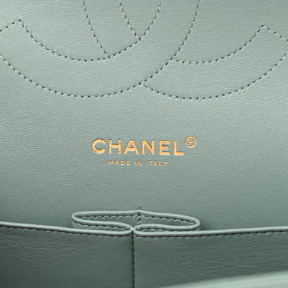 Chanel Caviar Quilted Jumbo Double Flap Light Blue 5 of 11