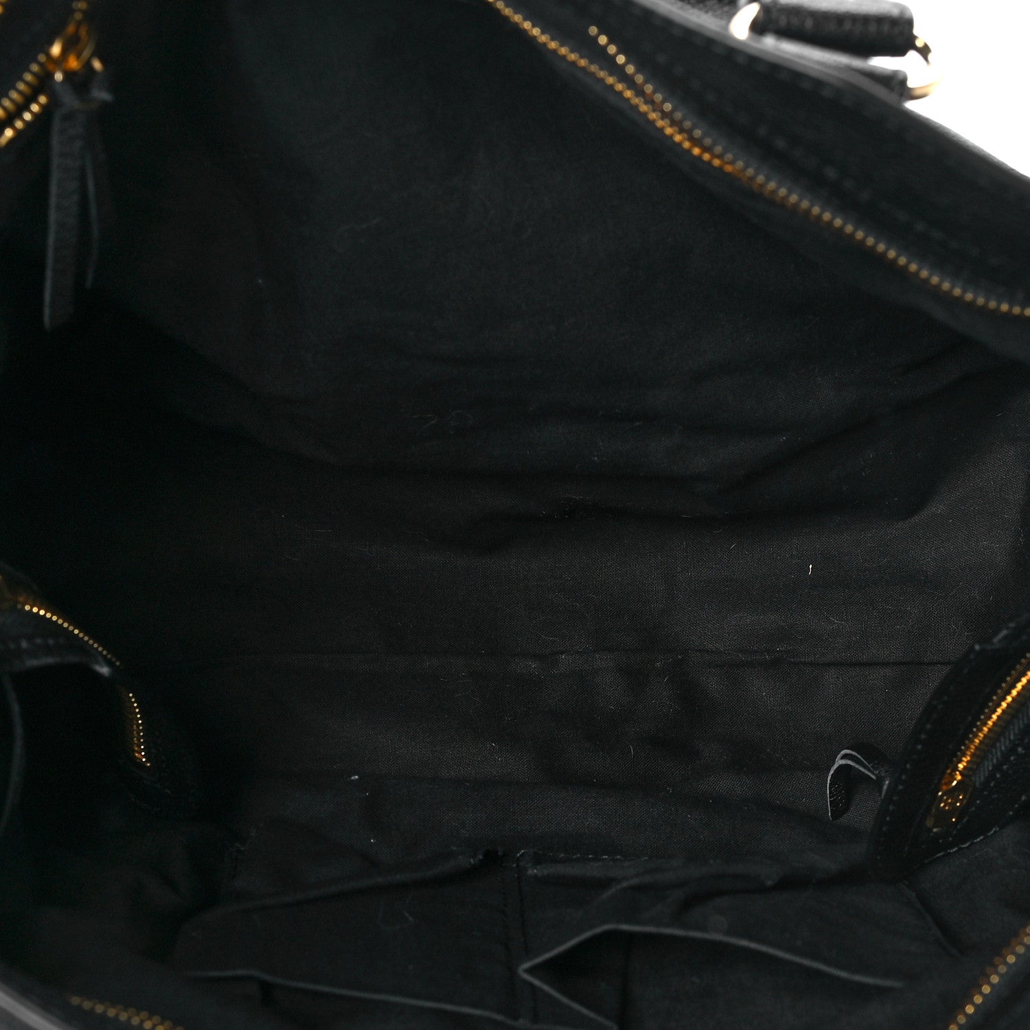 Balenciaga Chevre Gold Metallic Edge Hardware City Black 5 of 7