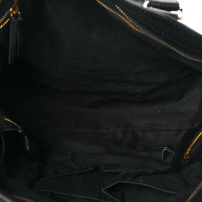 Balenciaga Chevre Gold Metallic Edge Hardware City Black 5 of 7