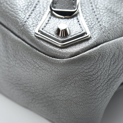 Balenciaga Chevre Silver Metallic Edge Hardware Town Gris Acier 12 of 17