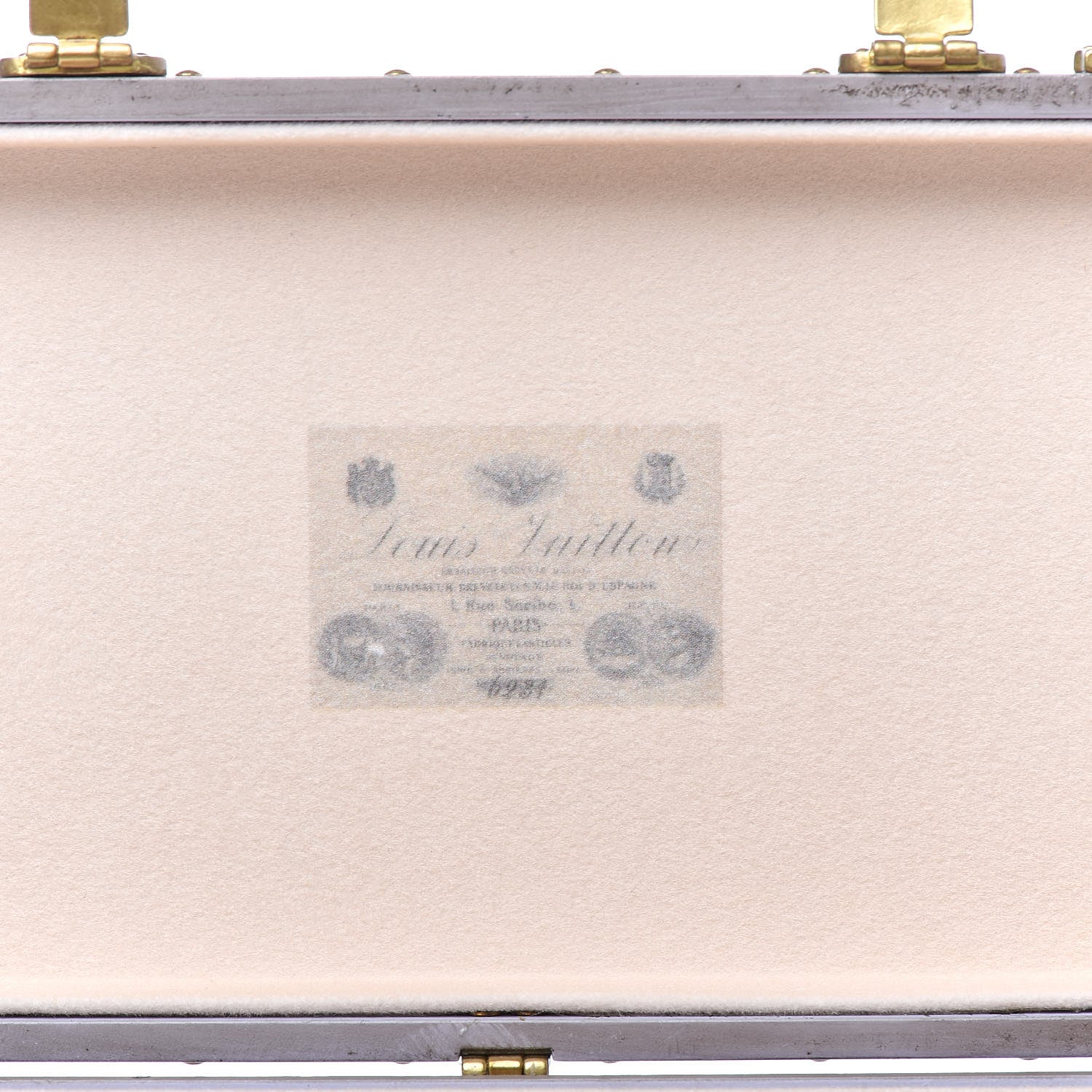 Louis Vuitton Mini Malle Zinc Trunk Paperweight Jewelry Box 8 of 10