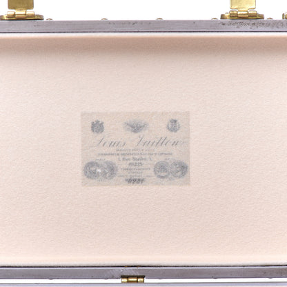 Louis Vuitton Mini Malle Zinc Trunk Paperweight Jewelry Box 8 of 10
