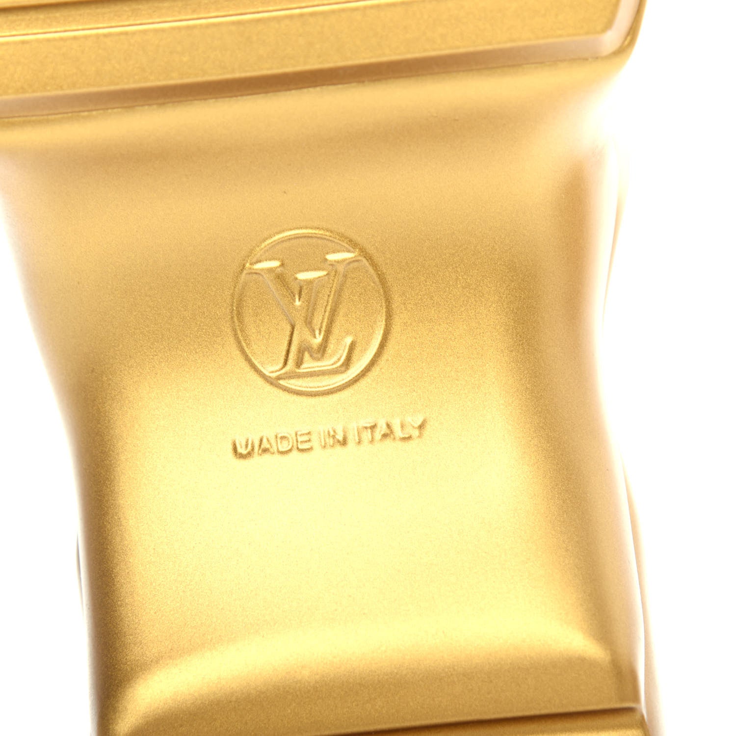 Louis Vuitton Calfskin Monogram LV Archlight Sandal 41 Gold 9 of 12