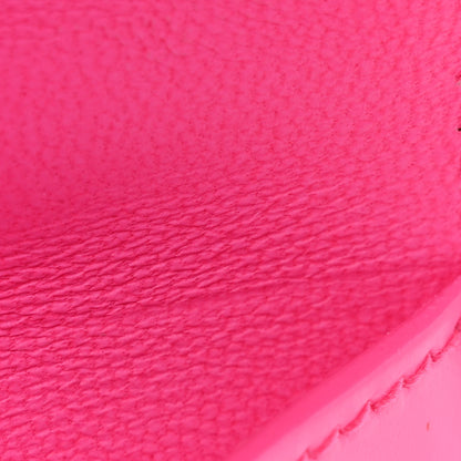 Balenciaga Shiny Box Calfskin Small Hourglass Top Handle Bag Fluo Pink 14 of 14