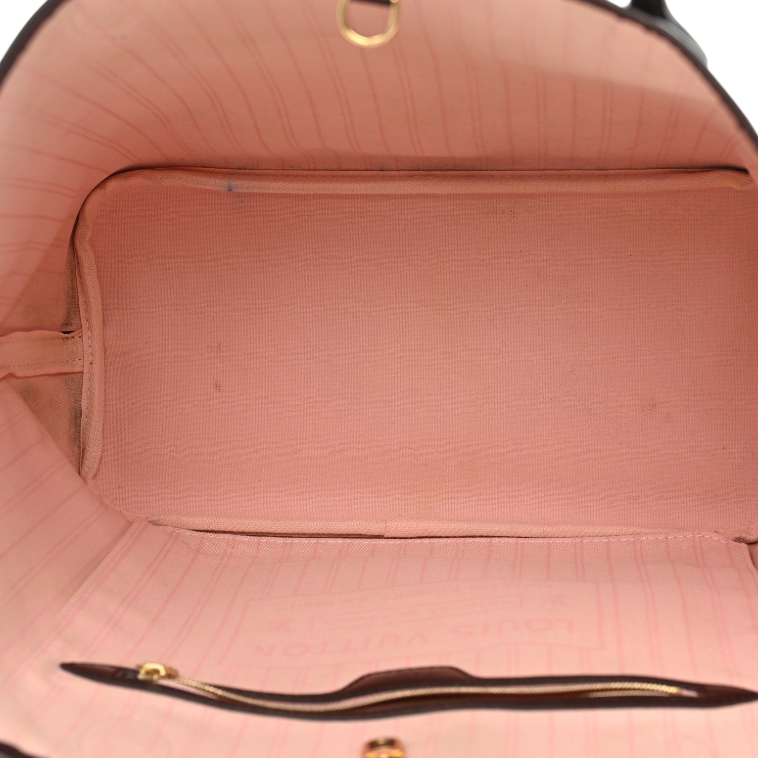 Louis Vuitton Damier Ebene Neo Neverfull MM Rose Ballerine 4 of 10